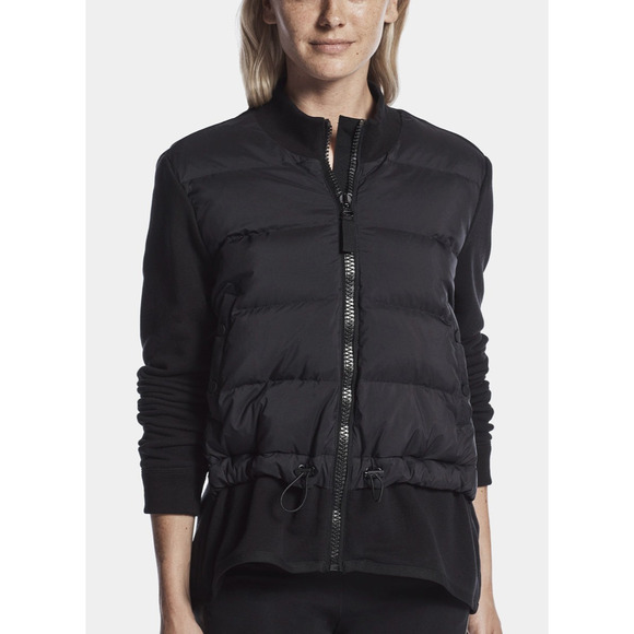 James Perse x Yosemite Mixed Media Jacket Zip Puffer Black Size 1 US Small - Picture 3 of 16